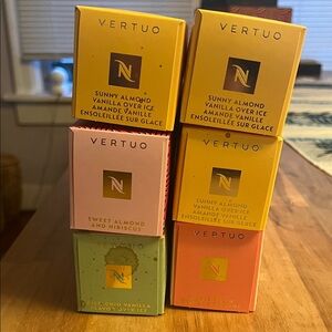 6x 🌰🩷Nut Lovers Vertuo Coffee Capsule Variety Pack - Limited 🌰🩷